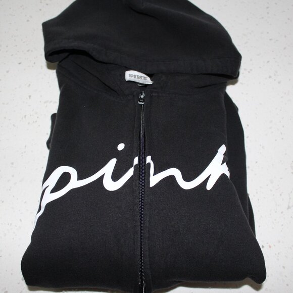 PINK Victoria's Secret Jackets & Blazers - Black, Hoodie, PINK, {FREE JEWELRY GIFT}